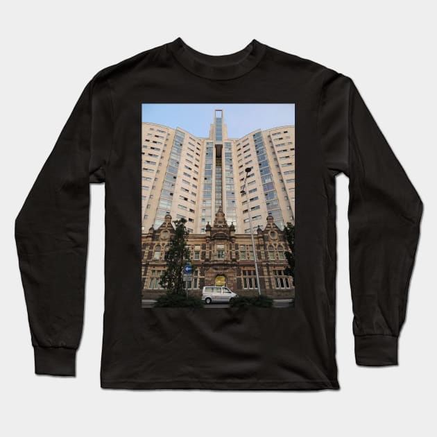 Cardiff Contrasts Long Sleeve T-Shirt by AlexaZari